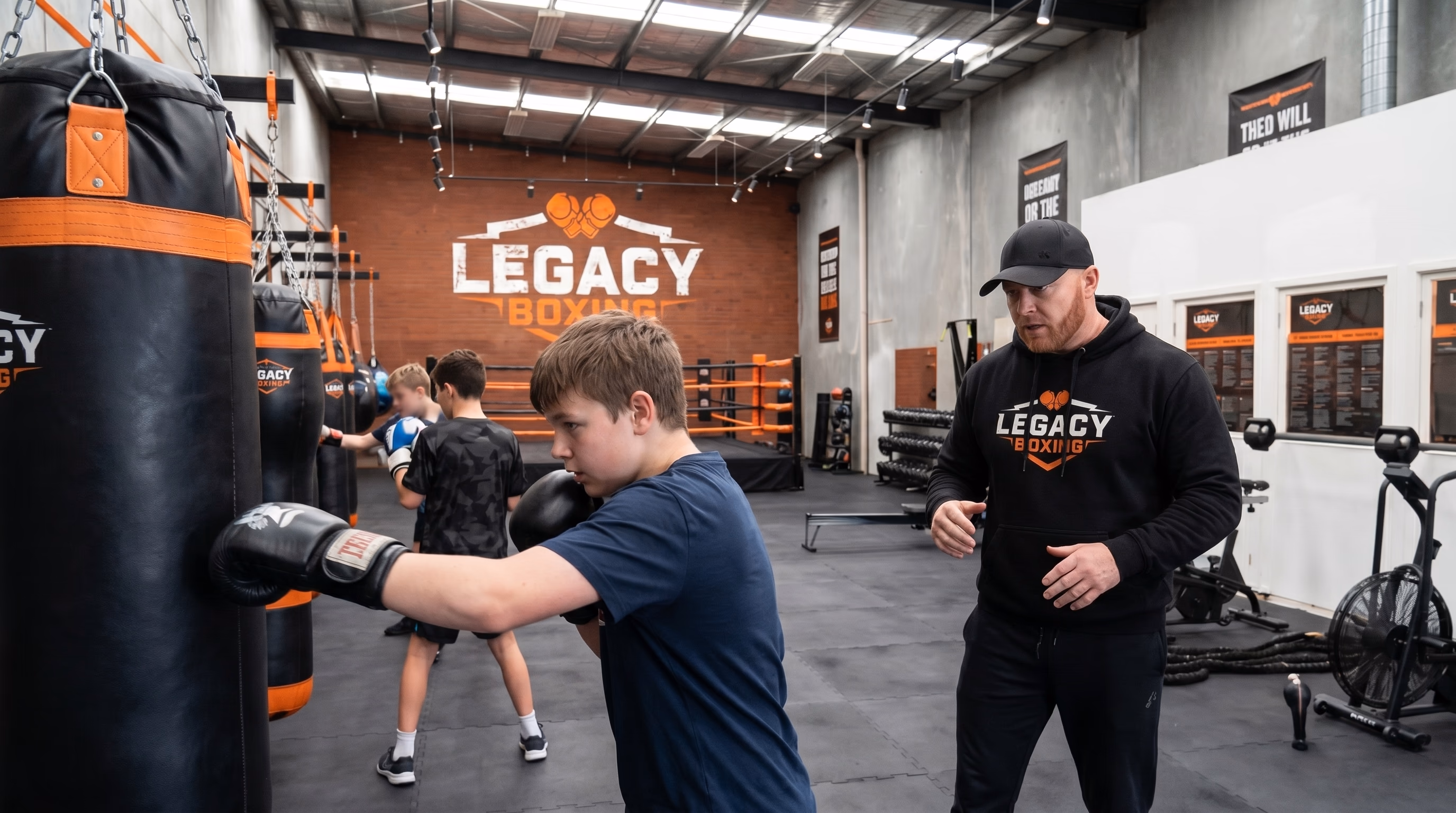 Legacy Boxing club training session
